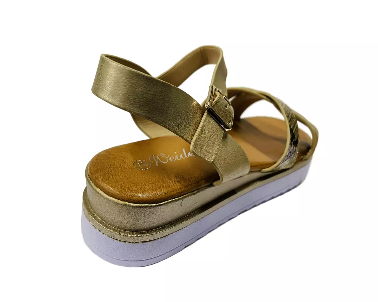 Women's Ankle Strap Faux Leather Sandals