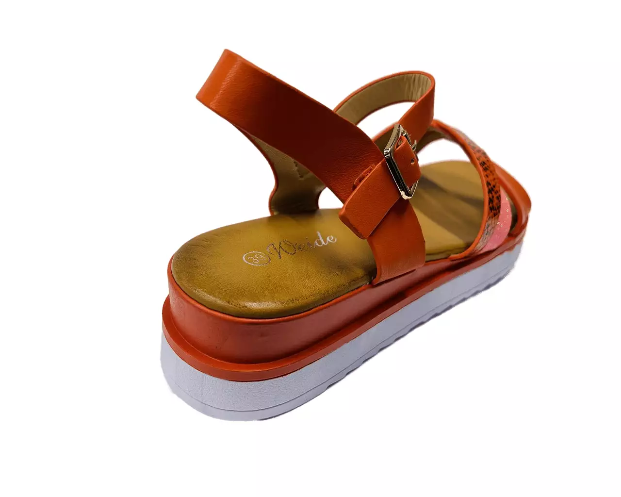 Women's Ankle Strap Faux Leather Sandals