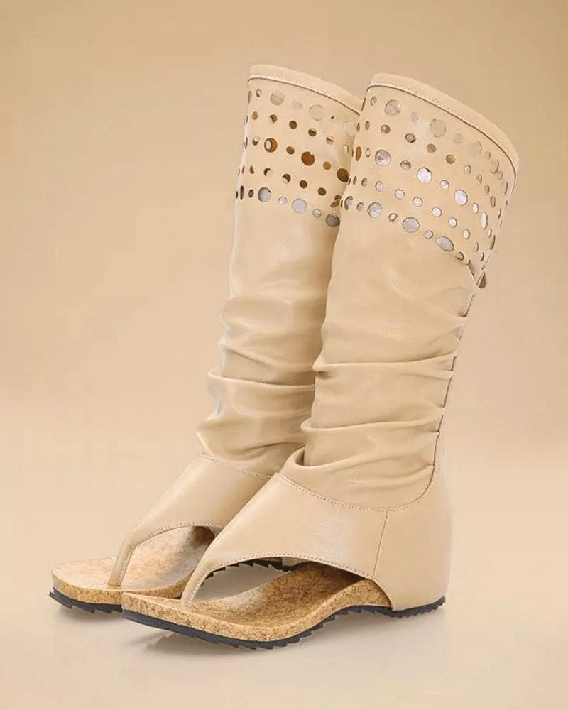 Women's Casual Bohemia Hollow-out Zipper Sandals