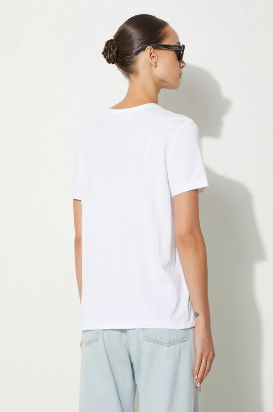 Wood Wood cotton T-shirt Aria T-shirt white color