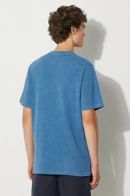 Wood Wood cotton t-shirt blue color