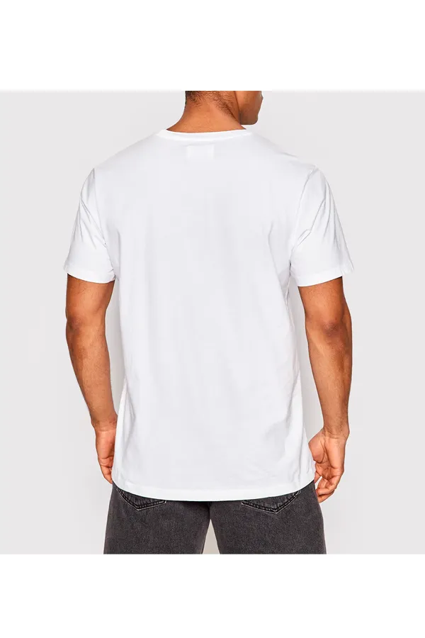 Wood Wood Double A Patch Tee White