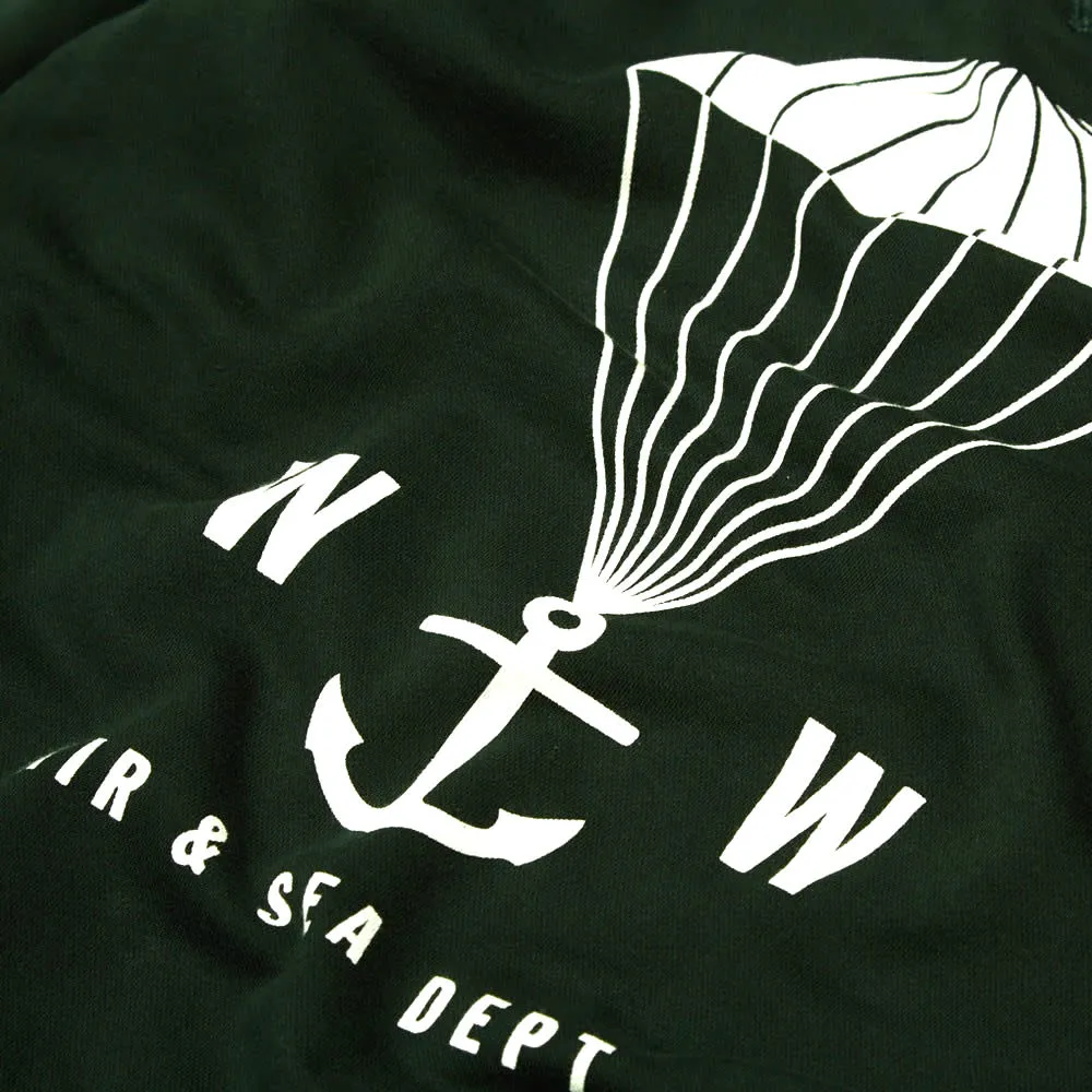 Wood Wood Hester Parachute SweatGreen