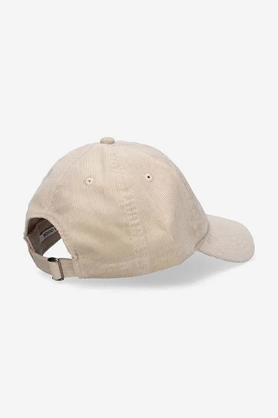 Wood Wood Low profile corduroy cap beige color 12130810.9016