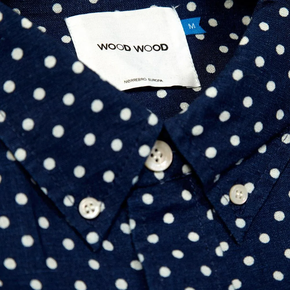 Wood Wood Paradiski ShirtDenim Dot