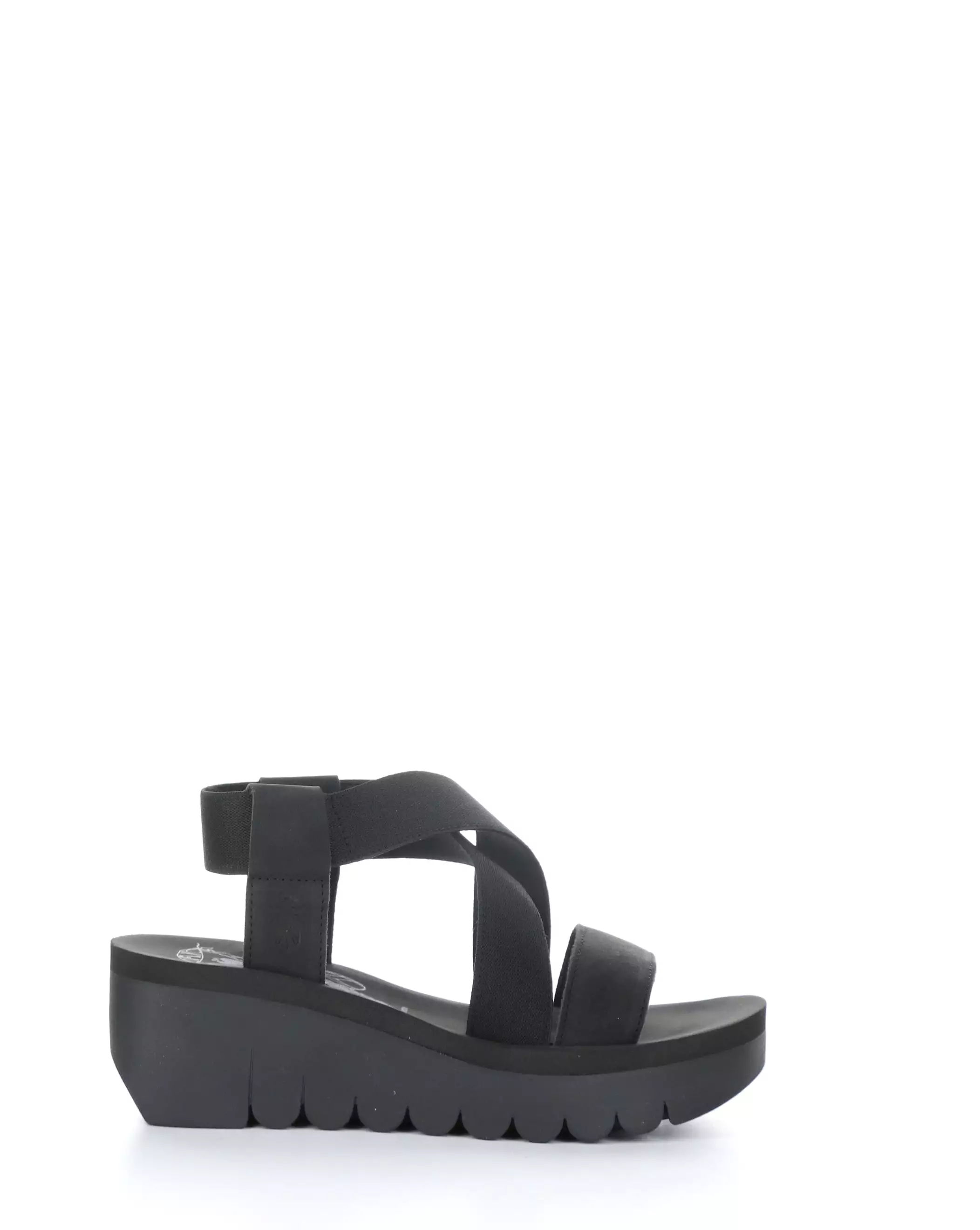 YABY922FLY 000 BLACK Elasticated Sandals