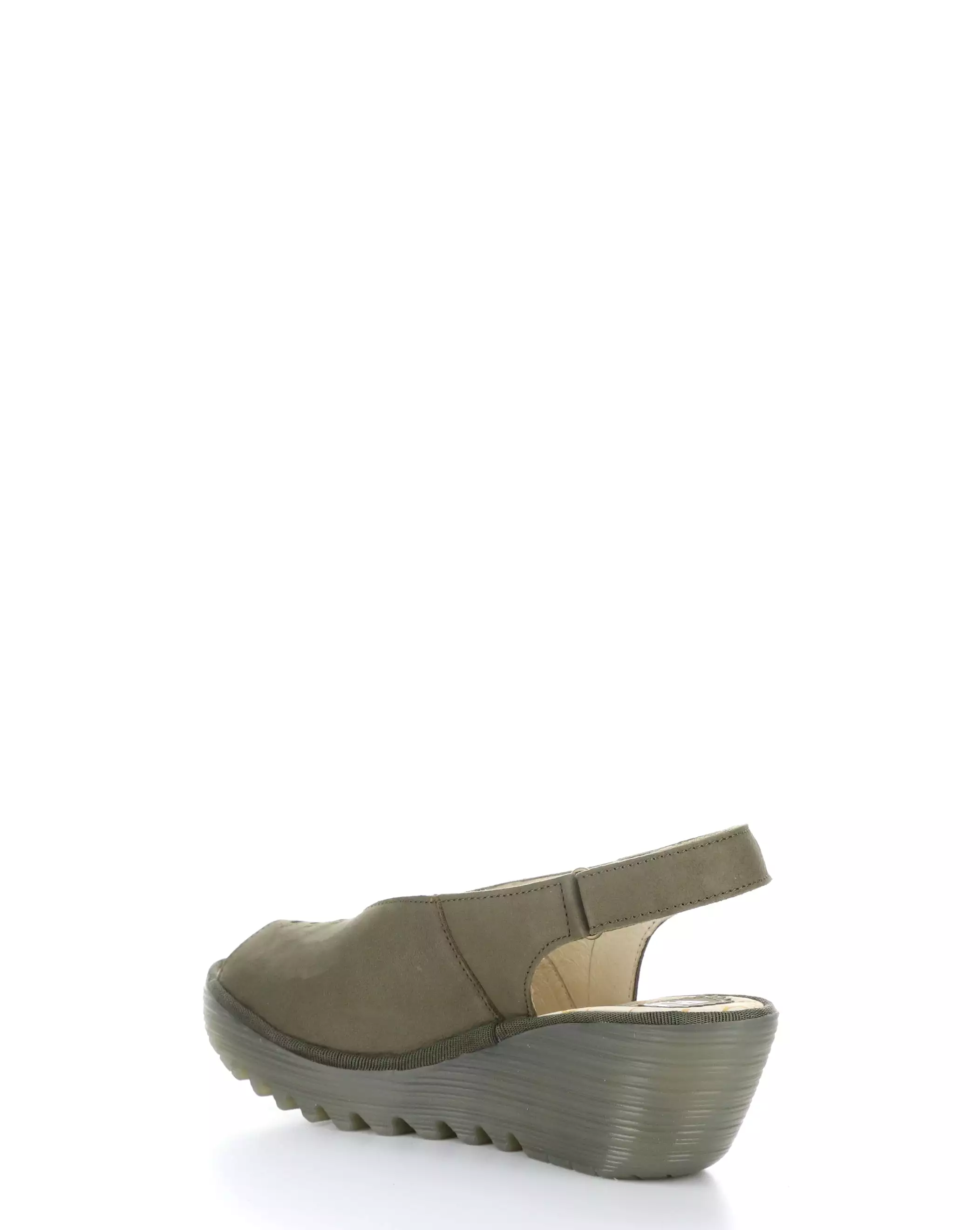 YEAY387FLY 005 KHAKI Velcro Sandals