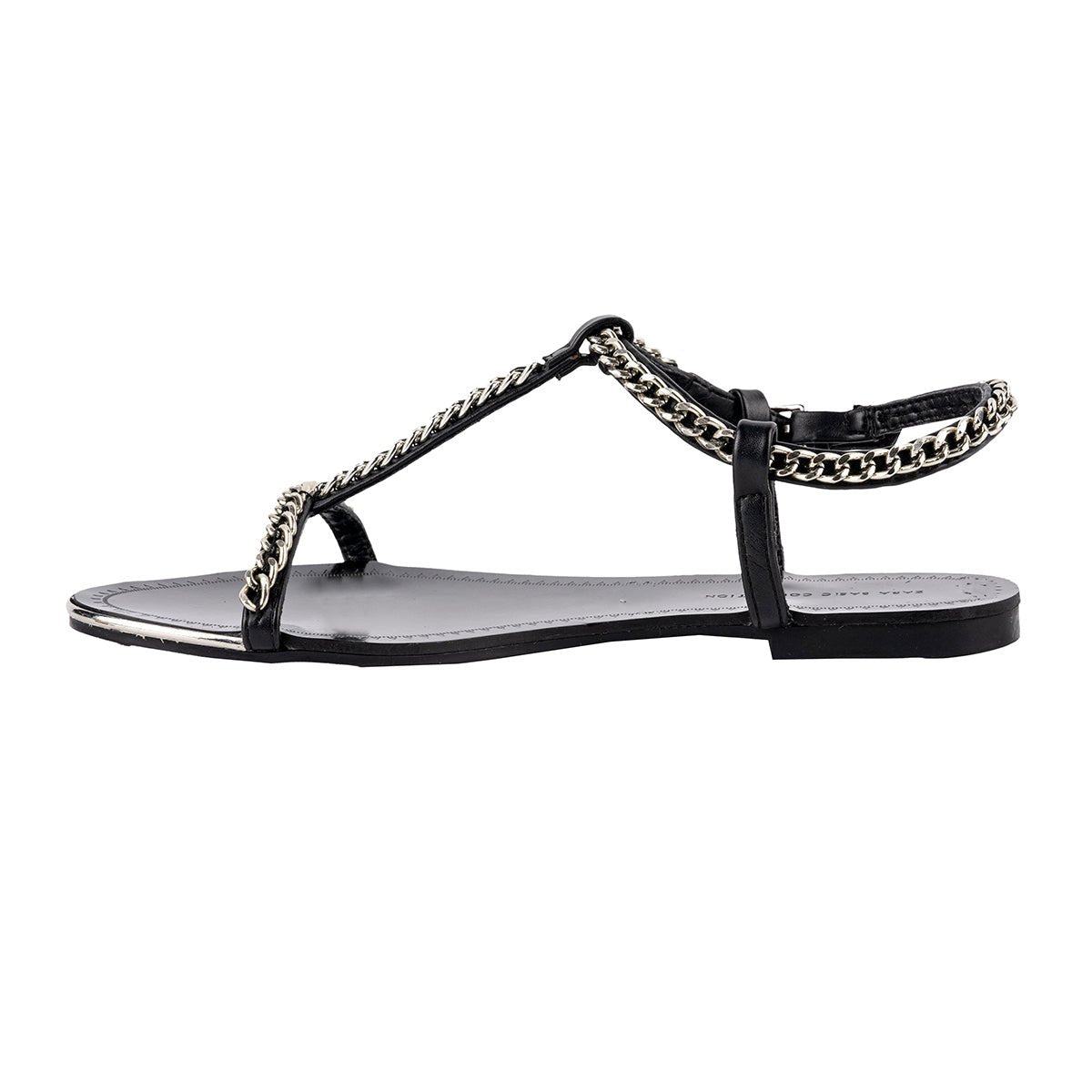 Zara Basic Collection Chain Flat Sandals